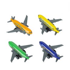 상황극 비행기경주 활주로달리기 보잉 비행기 놀이 4종 풀백