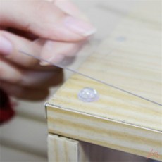 올데이픽 투명 미끄럼방지 패드 바닥보호, 6mm 60p