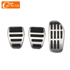 닛산 쥬크 2020 액세서리 AT 브레이크 가스 클러치 페달 보호 커버 스테인레스, 02 MT