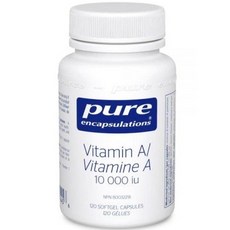 (해외) Pure Encapsulations Vitamin A 10 000 IU - 120 Softgels