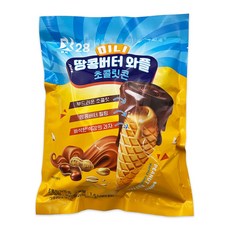 땅콩버터 와플 초콜릿콘 미니 300g, 1개