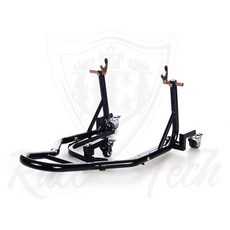 LC Race Tech V型通用型360度移動式重機駐車架 黑色, 黑色移動式V型駐車架, 黑色移動式V型駐車架