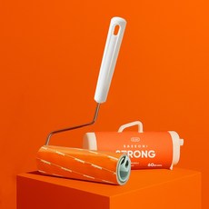 홈앤미 사선컷팅 스트롱 돌돌이 테이프클리너 본체, 1개