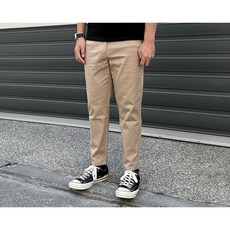 X&S小施服飾 台灣製棉質彈力九分褲 合身百搭長褲 YKK拉鍊