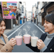 딸기 밭에 빠진 초코 곰돌이 모리나가 우유로 마시는 코코아 딸기 180g 2개입세트, 1개