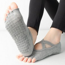 이선 스트 반 발가락 요가양말 ELY1071 단색 패션잡화 스타킹 여성용 양말 레깅스 크리스마스 면 섟