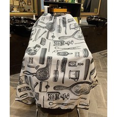 바버샵 커트보 미용실 롱컷트보 케이프 이발보 가운, 05디자인 길이160cm, 1개