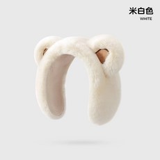 兒童小熊造型保暖耳罩，毛絨耳罩，寶寶防寒耳罩，多色可選