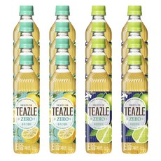웅진 티즐 제로 라임민트티10개+유자그린티10개 총 20개, 500ml, 1세트