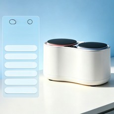 자이클랩 미니듀얼세탁기 세탁기 양말 빨래, 대용량 0.5KG x2 전자동 5 모드 내통 실버 이온, 기본 모델명/품번