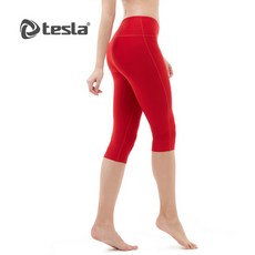 테슬라 요가 미드웨이스트 7부바지 TM-FYP21