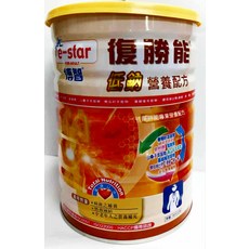 e-star 復勝能 低鈉營養配方 成人奶粉 900g 罐裝, 1個