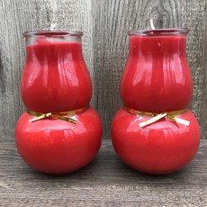 1號葫蘆蠟燭 1箱6對 酥油蠟燭 點光明燈, 1個, 紅色1號葫蘆蠟燭1箱