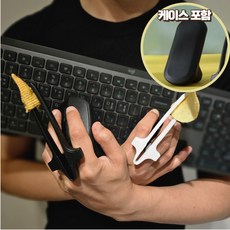 문곰문곰 게이밍젓가락 손가락 과자 집게 사무실필수템, 화이트, 2개, 단품