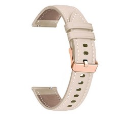 Garmin Venu 2 plus SQ Vivomove HR Active 2 손목 밴드 Garmin Vivoactive 4S 4 245 팔찌 용 18mm 20mm 가죽 시계 스트랩, [02] Apricot, [15] 20mm Active 2 40mm