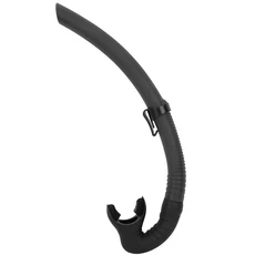 실리콘 수영 전면 호흡 튜브 다이빙 훈련 성인 스노클링 스쿠버 장비, [03] Black, [03] Black