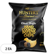 헌터스고메 수제감자칩 블랙트러플, 125g, 2개