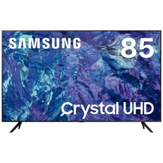 삼성 크리스탈 4K UHD 스마트 TV, 216cm(85인치), 85CU7000, 스탠드형, 방문설치
