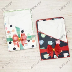 KSCRAFT 핫 코코아 홀더 커팅 다이 스텐실 DIY 스크랩북 장식 엠보싱 카드용, 01 Hot Cocoa Holder, 1개