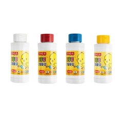 동아 딩동댕 노랑병아리 물감 세트, 200ml, 4색