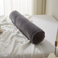 몽퀘어 모찌 롱쿠션 바디필로우 커버, 차콜