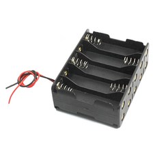AA 건전지 홀더 10구 5X2 양면형 배터리 케이스 DIY, BT123. AA건전지 양면 홀더 5X2 10구, 1개