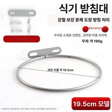 강아지 대형 식기 철장 밥그릇 스테인레스 물그릇 견사, 1개, 1개, 대형 19.5cm