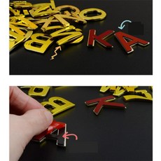 건shop디자인 1P 입체 이니셜문자 금색 숫자, V