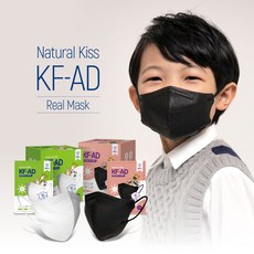 국산 찐마스크 KF94 KFAD 50입 대형 중형 소형 2D 여름용마스크 귀안아픈마스크 부리형마스크, 50매입, 1개, 블랙