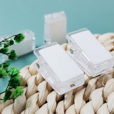 투명 양면 집게 부착 미니