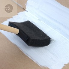 사랑다솜 페인트 도색용 스폰지 붓 2.5CM 미술붓, 1개