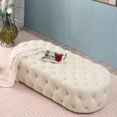 북유럽 침실 거실 스툴의자 벤치소파 직사각, AV. 벨벳 길이 100x가로 45x높이 40, AV. 벨벳 길이 100x가로 45x높이 40