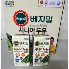정식품 베지밀 5060 시니어 두유, 190ml, 120개