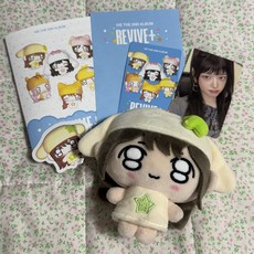 [옷 포함]아이브 앨범 리바이브 인형 정규 2집 아부부 키링 페티아이브, 유진