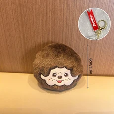 귀여운 몬치치 머니백 만화 지퍼백 지갑 카와이 백팩 키체인 참 펜던트 팬 선물, 15 S6 keychain