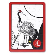 실버타운 미술교실 색칠놀이용 화투그림 빅퍼즐 복지회관 노인복지 돌봄센터 십자놀이, 1세트, 1인용, 01_일광