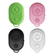 【快拍客】藍牙遙控器 iOS/安卓通用 直播/自拍神器 影片拍攝/小說翻頁/播放暫停, 1個, 粉嫩綠新品加送一顆電池鑰匙圈