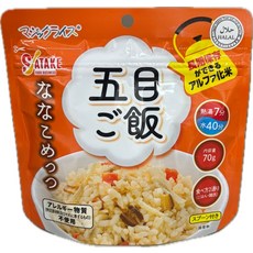 SATAKE 五目ごはん 長期保存 70g 附湯匙, 1個裝