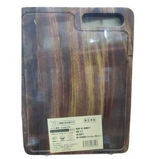 OWA OON 黑檀木砧板 RL0001型號 40x30x2.5公分 雙面可用 原木裁切, 1個