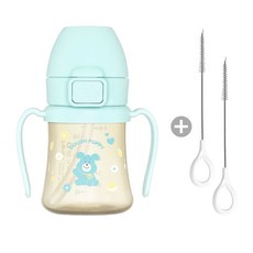 그로미미 X 노티드 PPSU 빨대컵 + 빨대세척솔(2P) 세트, PPSU 도우퍼피 빨대컵 + 빨대세척솔(2P), 1개, 200ml