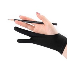 드로잉장갑 블랙 통풍 그림그릴때장갑 그림용장갑 스케치장갑, XS