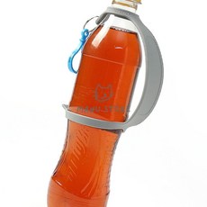 [오마누] 물병고리 페트병홀더 생수걸이 실리콘 물병 홀더 그레이