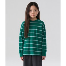 스탠다드 키즈 STANDARD KIDS 멀티 스트라이프 크루 넥 긴소매 티셔츠 2 [그린] MKETL3K09-GE 685676