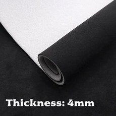 최대 200x150cm 스웨이드 루프 라이닝 헤드라이너 패브릭 폼 소재 자동차 내부 장식 수리 천장 스카이 패브, 03 50x150cm(fold), 02 검정색