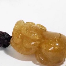 金富發招財滿絲鈦晶貔貅項鍊, 1個