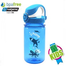 NALGENE 兒童運動水壺 彈開式 寬口 375ml 1263-0018, 1個