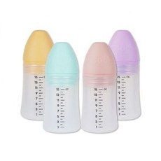 지엠팜 실리콘 약병 아기 약통 쏘옥 15mL 4개, 쏘옥4종 세트 (핑크+민트+옐로우+퍼플)