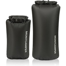 몽 방수 드라이백 2팩5L + 20L - 30D 나일론 롤탑 드라이백DWR & PU 코팅 카약 캠 하이킹 낚시 및 해변을 경량 보관블랙, 5L+20L, Turquoise blue, 2