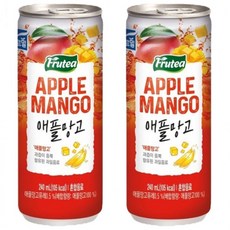 푸르밀 상큼달콤 푸르티 애플망고 과즙 캔음료 240ml 30캔