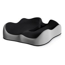 바른자세 3D 기능성 전립선 꼬리뼈 치질 보호 엉덩이 감압 방석, 1개, 블랙